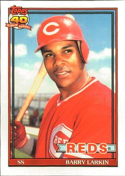 1991 Topps - Collector's Edition (Tiffany) #730 Barry Larkin Front