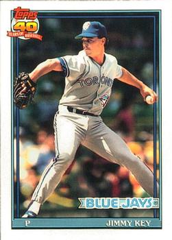 1991 Topps - Collector's Edition (Tiffany) #741 Jimmy Key Front