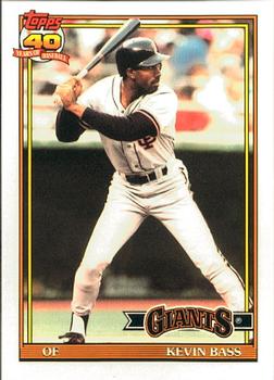 1991 Topps - Collector's Edition (Tiffany) #752 Kevin Bass Front