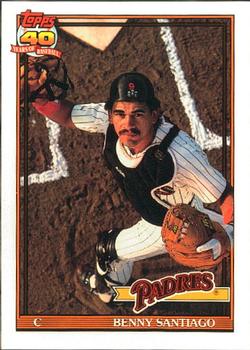 1991 Topps - Collector's Edition (Tiffany) #760 Benny Santiago Front