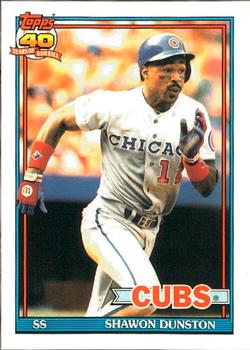 1991 Topps - Collector's Edition (Tiffany) #765 Shawon Dunston Front