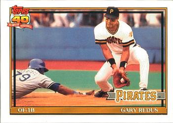 1991 Topps - Collector's Edition (Tiffany) #771 Gary Redus Front