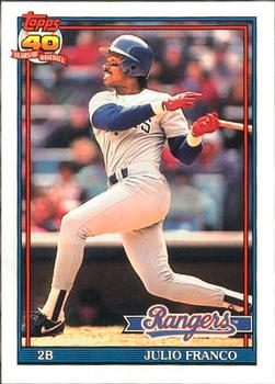 1991 Topps - Collector's Edition (Tiffany) #775 Julio Franco Front
