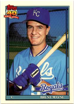1991 Topps - Collector's Edition (Tiffany) #776 Brent Mayne Front