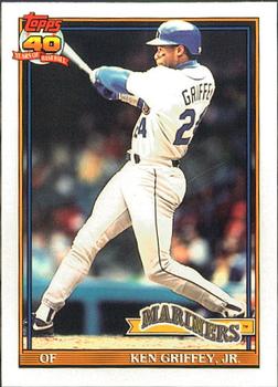 1991 Topps - Collector's Edition (Tiffany) #790 Ken Griffey, Jr. Front