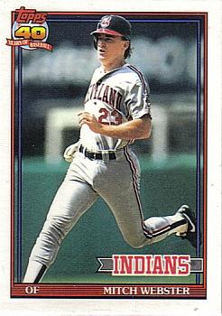 1991 Topps - Collector's Edition (Tiffany) #762 Mitch Webster Front