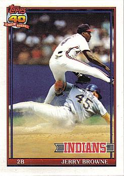 1991 Topps - Collector's Edition (Tiffany) #76 Jerry Browne Front