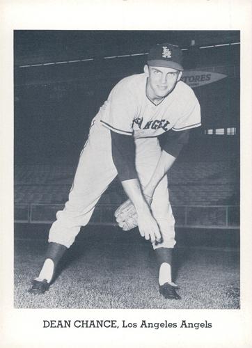 1963 Jay Publishing Los Angeles Angels #NNO Dean Chance Front