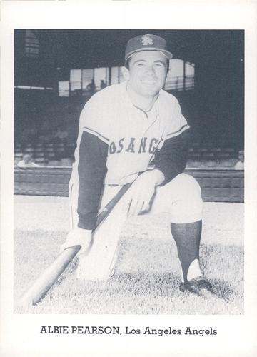 1963 Jay Publishing Los Angeles Angels #NNO Albie Pearson Front