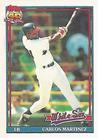 1991 Topps Micro #156 Carlos Martinez Front