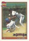 1991 Topps Micro #158 Jose Uribe Front
