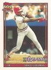 1991 Topps Micro #160 Vince Coleman Front