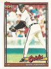 1991 Topps Micro #163 Dave Johnson Front
