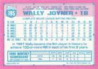 1991 Topps Micro #195 Wally Joyner Back