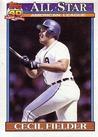 1991 Topps Micro #386 Cecil Fielder Front