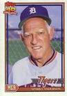 1991 Topps Micro #519 Sparky Anderson Front