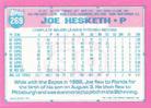 1991 Topps Micro #269 Joe Hesketh Back