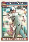 1991 Topps Micro #388 Kelly Gruber Front