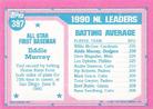 1991 Topps Micro #397 Eddie Murray Back