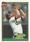 1991 Topps Micro #502 Carney Lansford Front