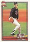 1991 Topps Micro #578 Dave West Front