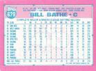 1991 Topps Micro #679 Bill Bathe Back