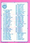 1991 Topps Micro #787 Checklist 6 of 6 Back