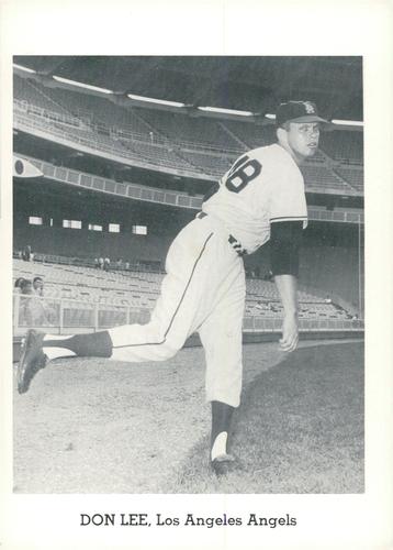 1964 Jay Publishing Los Angeles Angels #NNO Don Lee Front
