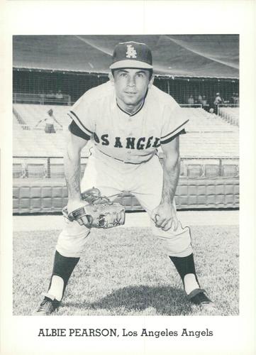1964 Jay Publishing Los Angeles Angels #NNO Albie Pearson Front