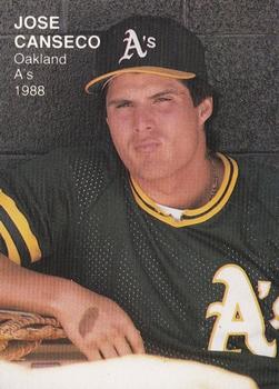 1988 Oakland Athletics (unlicensed) #8 Jose Canseco Front