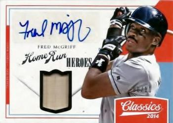 2014 Panini Classics - Home Run Heroes Bats Signatures #12 Fred McGriff Front