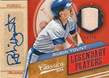 2014 Panini Classics - Legendary Players Bats Signatures #22 Robin Yount Front