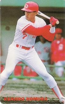 1991 Calbee #53 Kenjiro Nomura Front
