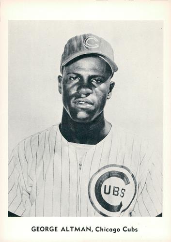 1960 Jay Publishing Chicago Cubs #NNO George Altman Front