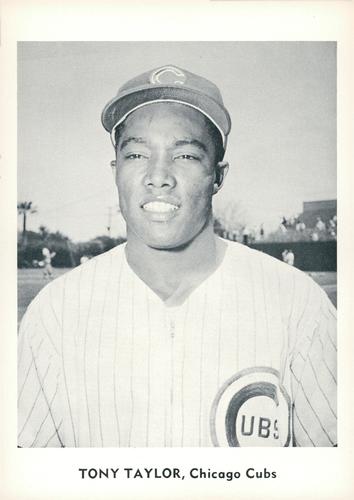 1960 Jay Publishing Chicago Cubs #NNO Tony Taylor Front