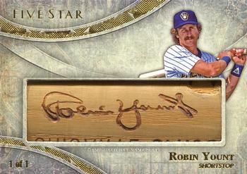 2014 Topps Five Star - Bat Plates #FSBP-RY Robin Yount Front