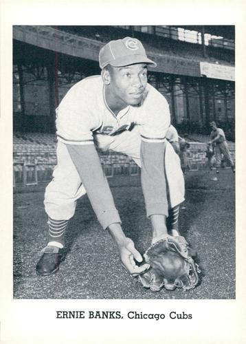 1963 Jay Publishing Chicago Cubs #NNO Ernie Banks Front