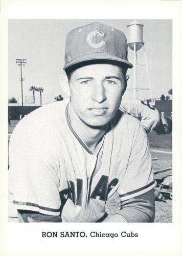 1963 Jay Publishing Chicago Cubs #NNO Ron Santo Front