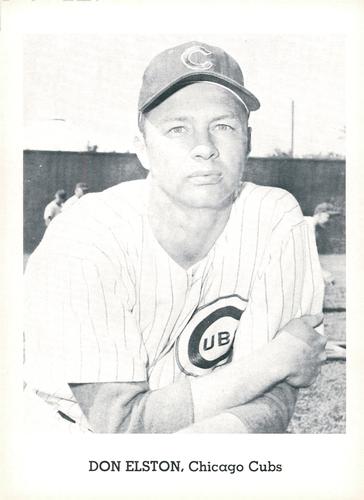 1962 Jay Publishing Chicago Cubs 5x7 Photos #NNO Don Elston Front