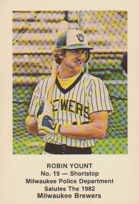 1982 Milwaukee Brewers Police #NNO Robin Yount Front