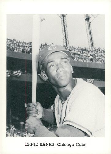 1964 Jay Publishing Chicago Cubs #NNO Ernie Banks Front