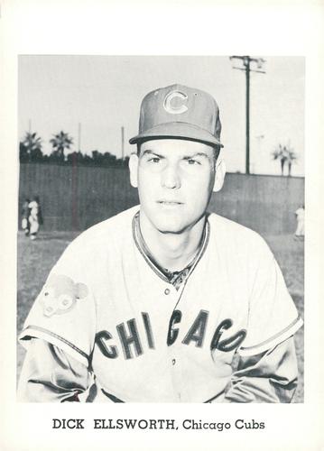 1964 Jay Publishing Chicago Cubs #NNO Dick Ellsworth Front