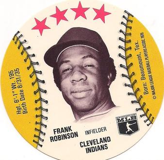 1976 Towne Club Discs #NNO Frank Robinson Front