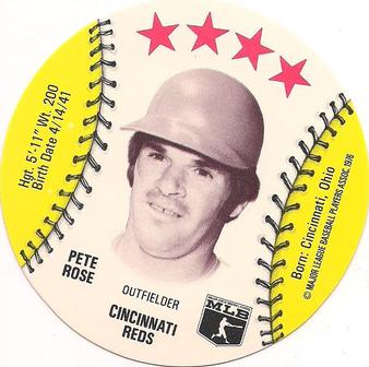 1976 Towne Club Discs #NNO Pete Rose Front
