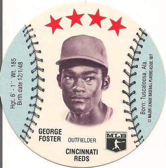 1977 Detroit Caesars Discs #NNO George Foster Front