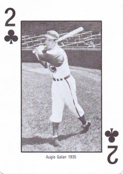 1985 Jack Brickhouse Chicago Cubs Playing Cards #2♣ Augie Galan Front