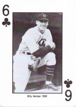 1985 Jack Brickhouse Chicago Cubs Playing Cards #6♣ Billy Herman Front