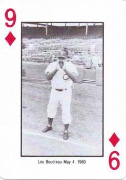 1985 Jack Brickhouse Chicago Cubs Playing Cards #9♦ Lou Boudreau Front