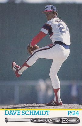 1986 Coca-Cola Chicago White Sox #NNO Dave Schmidt Front
