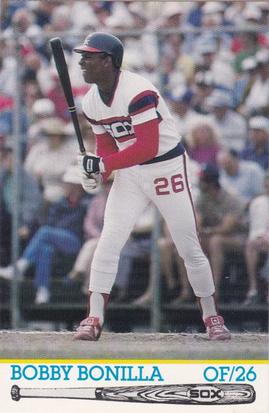 1986 Coca-Cola Chicago White Sox #NNO Bobby Bonilla Front
